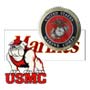 USMC Patches Stickers