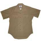 Short Sleeve Khaki Shirt